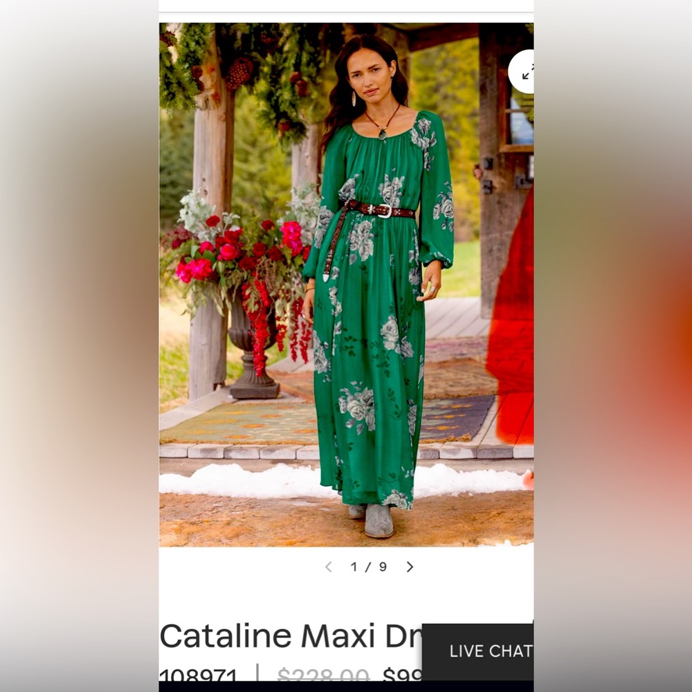 Sundance Catalog Cataline maxi dress